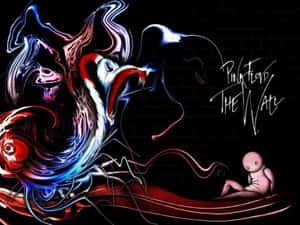 Pink Floyd The Wall Worm Art Wallpaper