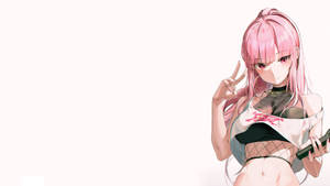 Pink Hair Anime Girl Wallpaper