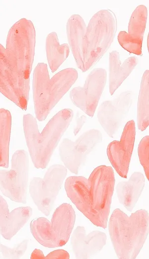 Pink Hearts Preppy Pfp For Tiktok Wallpaper