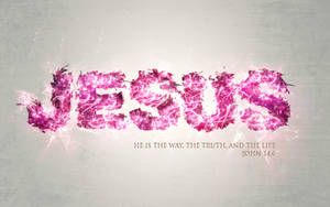 Pink Jesus Quotes Wallpaper