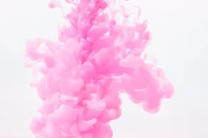 Pink Liquid In The Air Wallpaper