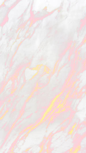 Pink Marble With Golden Lines Wallpaper