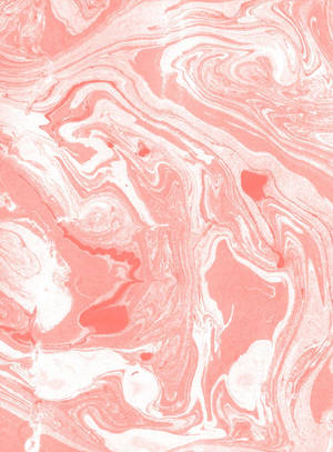 Pink Marble With White Swirls Wallpaper