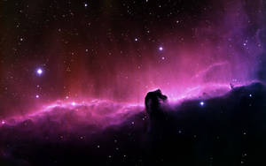 Pink Nebula Cloud Laptop Desktop Wallpaper