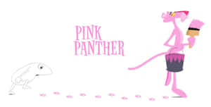 Pink Pantherand The Little Man Chase Wallpaper