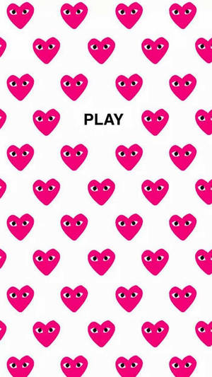 Pink Play Cdg Logo Wallpaper