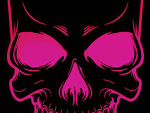 Pink Skull Wallpaper