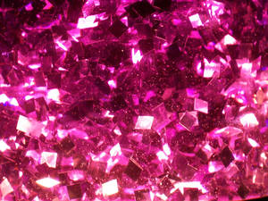 Pink Sparkled Cubes Wallpaper