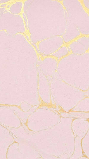 Pink With Gold Marble Iphone Wallpaper