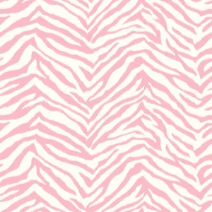 Pink Zebra Wall Art Print Wallpaper
