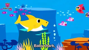 Pinkfong Baby Shark Swim Wallpaper