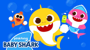 Pinkfong Baby Shark Wash Hands Wallpaper