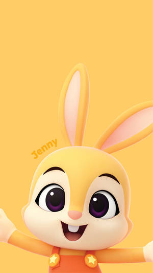 Pinkfong Jenny Yellow Poster Wallpaper