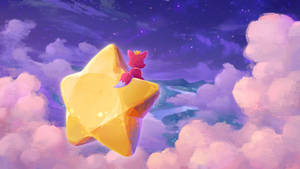 Pinkfong Wonderstar Night Sky Art Wallpaper