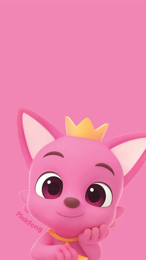 Pinkfong Wonderstar Pink Poster Wallpaper