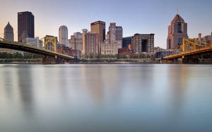 Pittsburgh Daylight River View Wallpaper