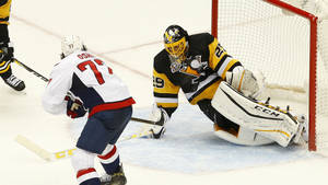 Pittsburgh Penguins Goaltender Marc Andre Fleury Wallpaper