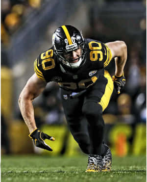 Pittsburgh Steelers Linebacker, T.j. Watt Wallpaper