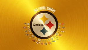 Pittsburgh Steelers Logo With Opponents Wallpaper