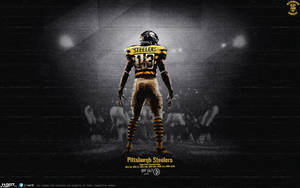 Pittsburgh Steelers Receiver James Washington Goes For The Fumble Wallpaper