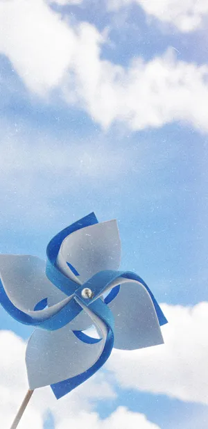 Pixel 3 Xl Blue Pinwheel Wallpaper