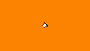 Pixel Paint Tool Orange Aesthetic Wallpaper