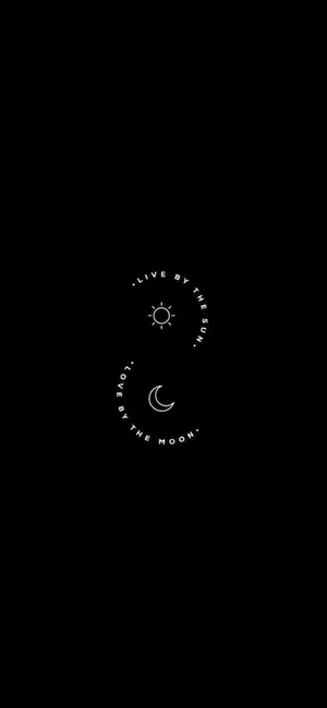 Plain Black Iphone Day Cycle Wallpaper