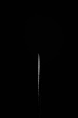 Plain Black Iphone Syringe Needle Wallpaper