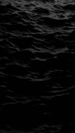 Plain Black Iphone Waves Wallpaper