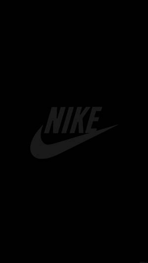 Plain Black Nike Swoosh Wallpaper