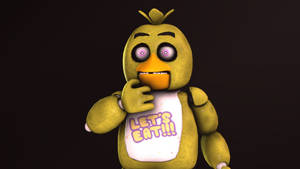 Plain Dark Chica Fnaf Wallpaper