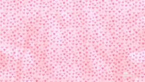 Plain Pink Hearts Desktop Wallpaper