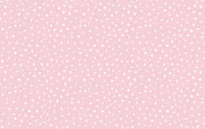 Plain Pink Polka Dot Pattern Desktop Wallpaper