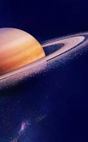 Planet Saturn Rings Wallpaper