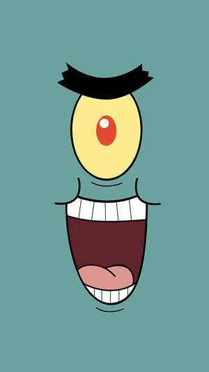 Plankton Funny Cartoon Wallpaper