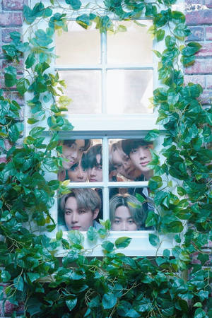 Plants On Window Lockscreen Bts Wallpaper