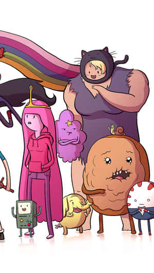 Play Adventure Time On Your Iphone Wallpaper