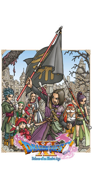 Play Dragon Quest Xi On Your Iphone Wallpaper