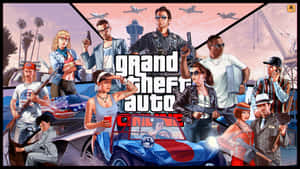 Play Grand Theft Auto Online With Friends Wallpaper