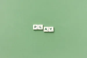 Play Scrabble Tiles Cute Pastel Aesthetic Wallpaper