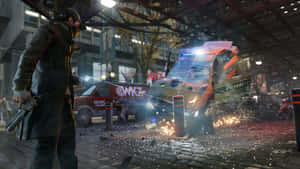 Play Watch Dogs - Unleash The Power Of Technology To Disrupt And Control Wallpaper