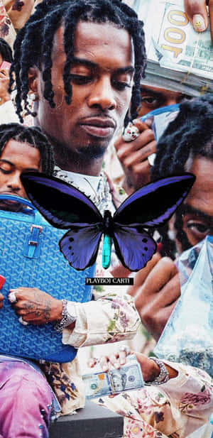 Playboi Carti Artistic Iphone Wallpaper Wallpaper