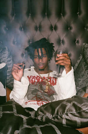 Playboi Carti: Bringing The Heat To Your Iphone Wallpaper