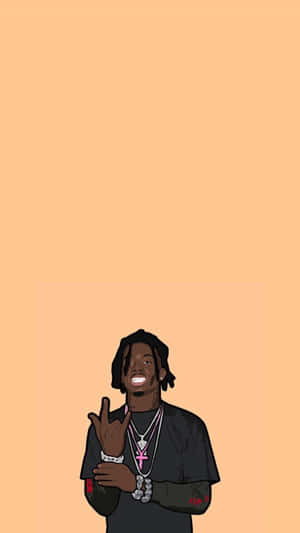 Playboi Carti Minimalist Art Iphone Wallpaper