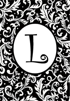 Playful Letter L Initial Wallpaper
