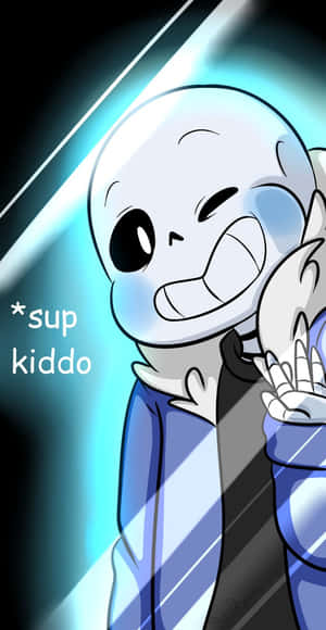 Playful Sans From Undertale Wallpaper