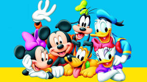 Pluto Disney Group Wallpaper