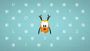 Pluto Is Ready For The Holidays! Wallpaper