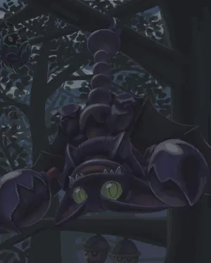 Pokemon Gliscor Upside Down Wallpaper