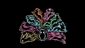 Pokemon - Saturn - Eevee - Saturn - Eevee - S Wallpaper